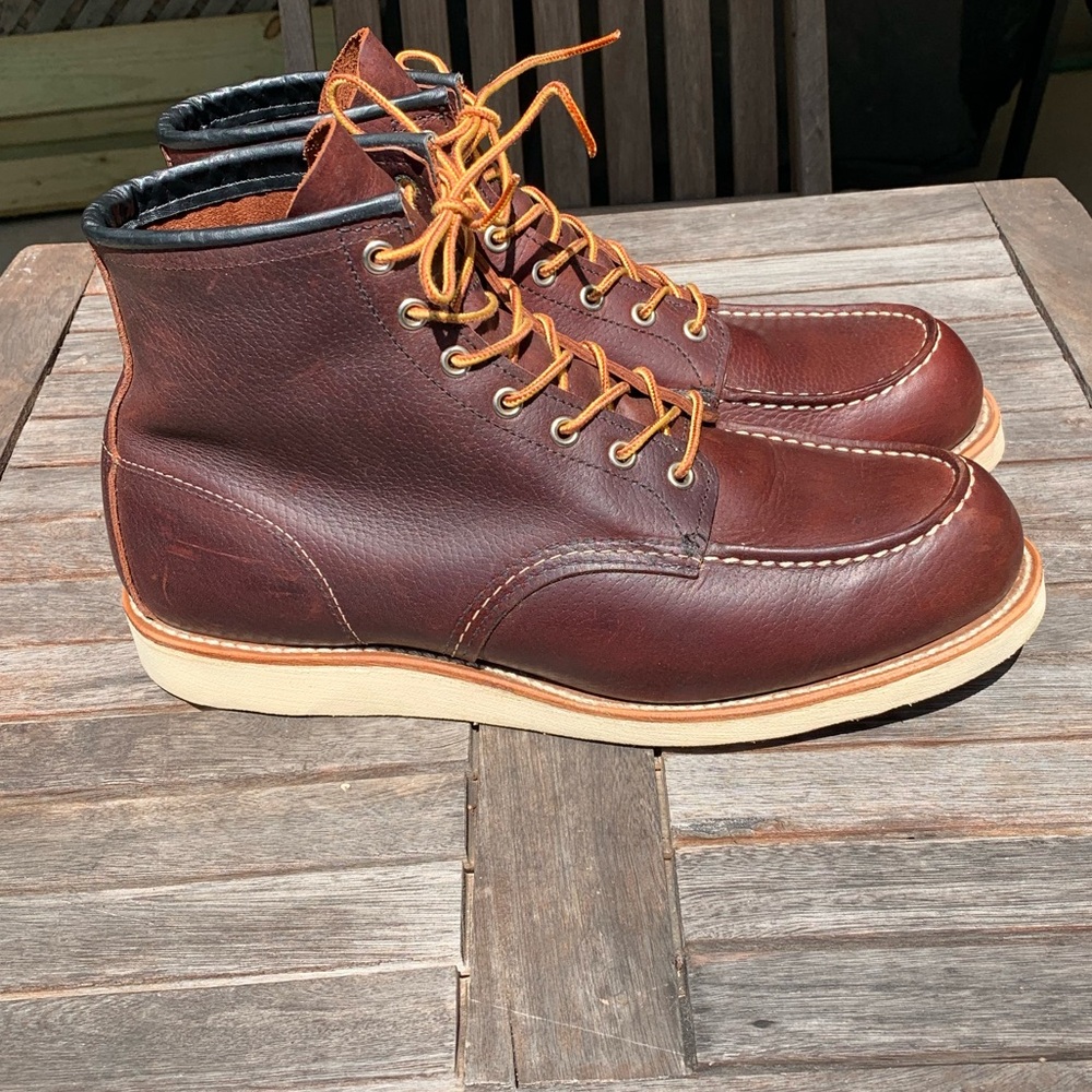 Red Wing 8138 moc toe 11.5 D boots